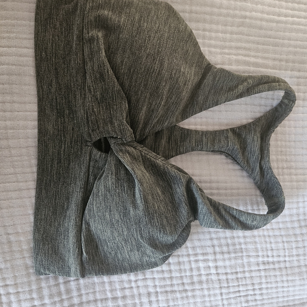 Victoria's Secret Green Sports Bra with Twist Front